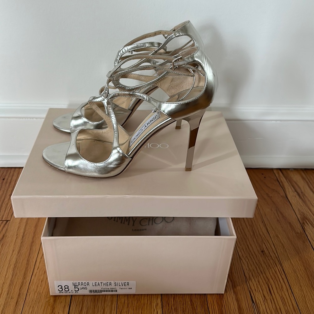 Authentic Jimmy Choo Lang High Heel Sandals - Excellent condition/original box